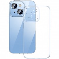 Накладка+стекло Baseus Simple для iPhone 14 ARJB000002 (прозрачный)